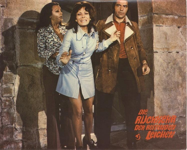 Return of the Evil Dead Original German Lobby Card Tony Kendall Esperanza Roy