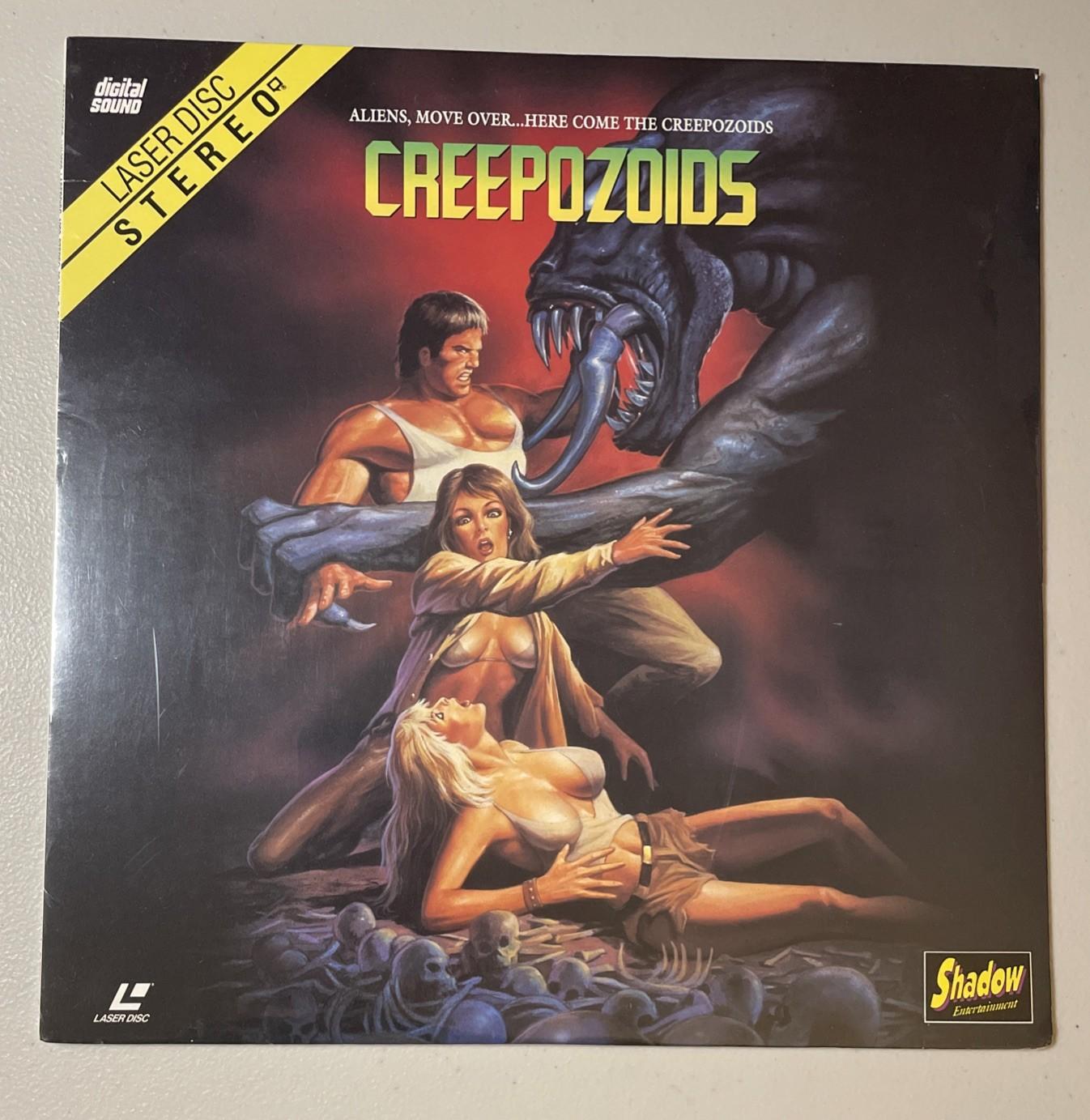 CREEPOZOIDS LD Laserdisc Shadow Entertainment, LINNEA QUIGLEY 1993 ~ NEW SEALED