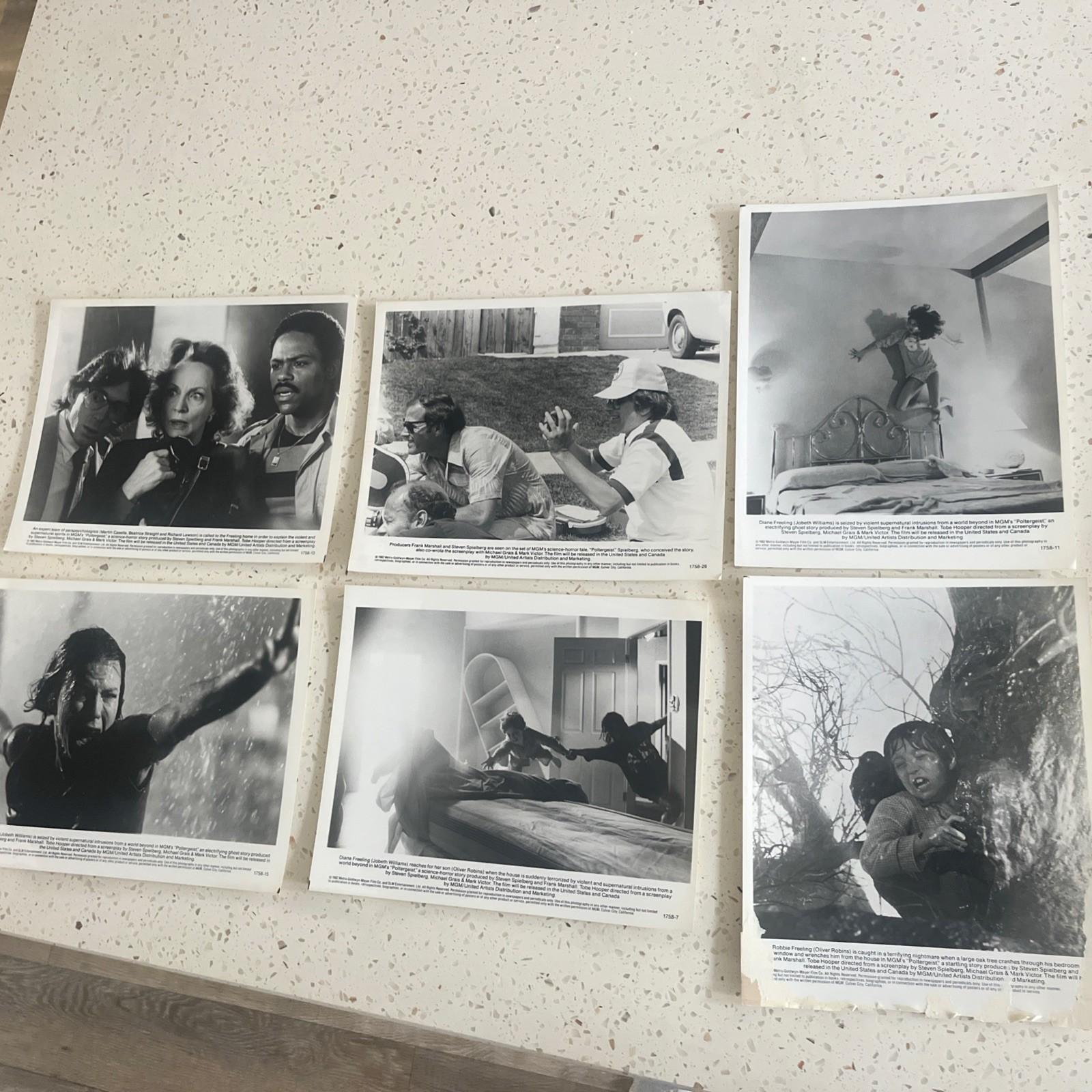 POLTERGEIST ORIGINAL UK PUBLICITY PRESS KIT STILLS 1982 x6 
