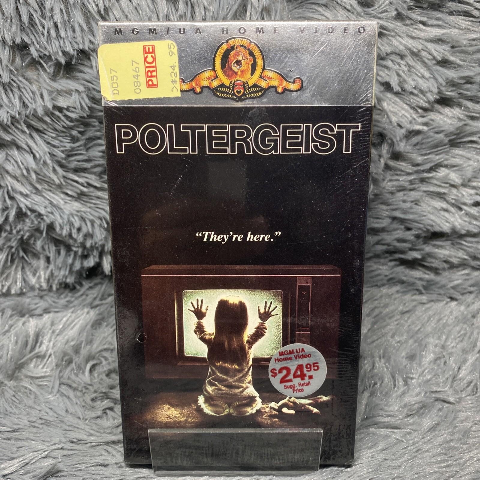 Poltergeist VHS 1982 Factory Sealed Tape 1987 Release MGM Rare Horror HTF