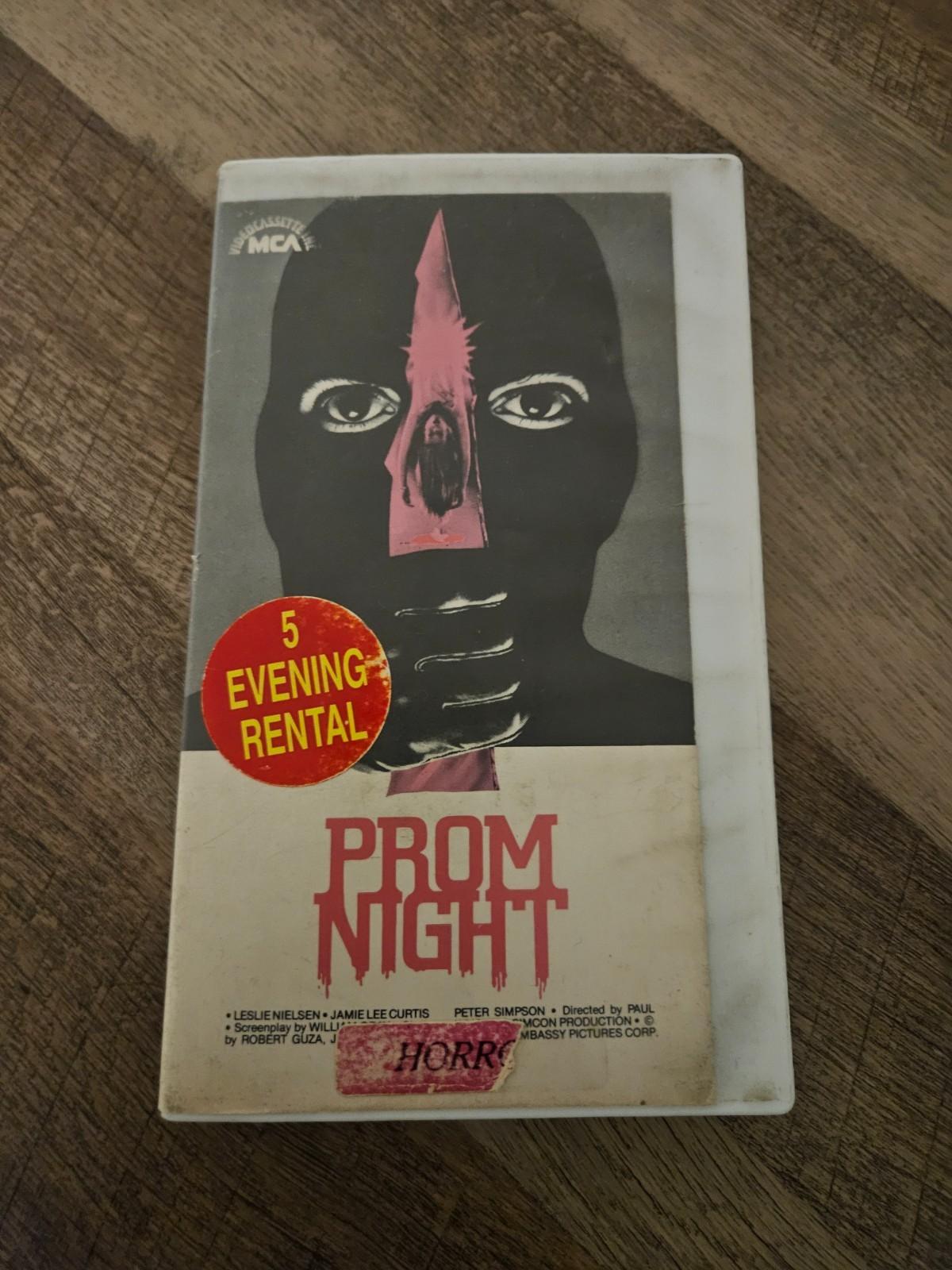 Prom Night (VHS) First print (1980) MCA ~ RARE ~