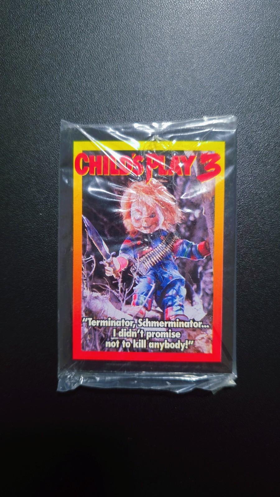 "Chucky Movie" 1991 CHILD'S PLAY 3 FACTORY SEALED SET OF 5 PROMO CARDS