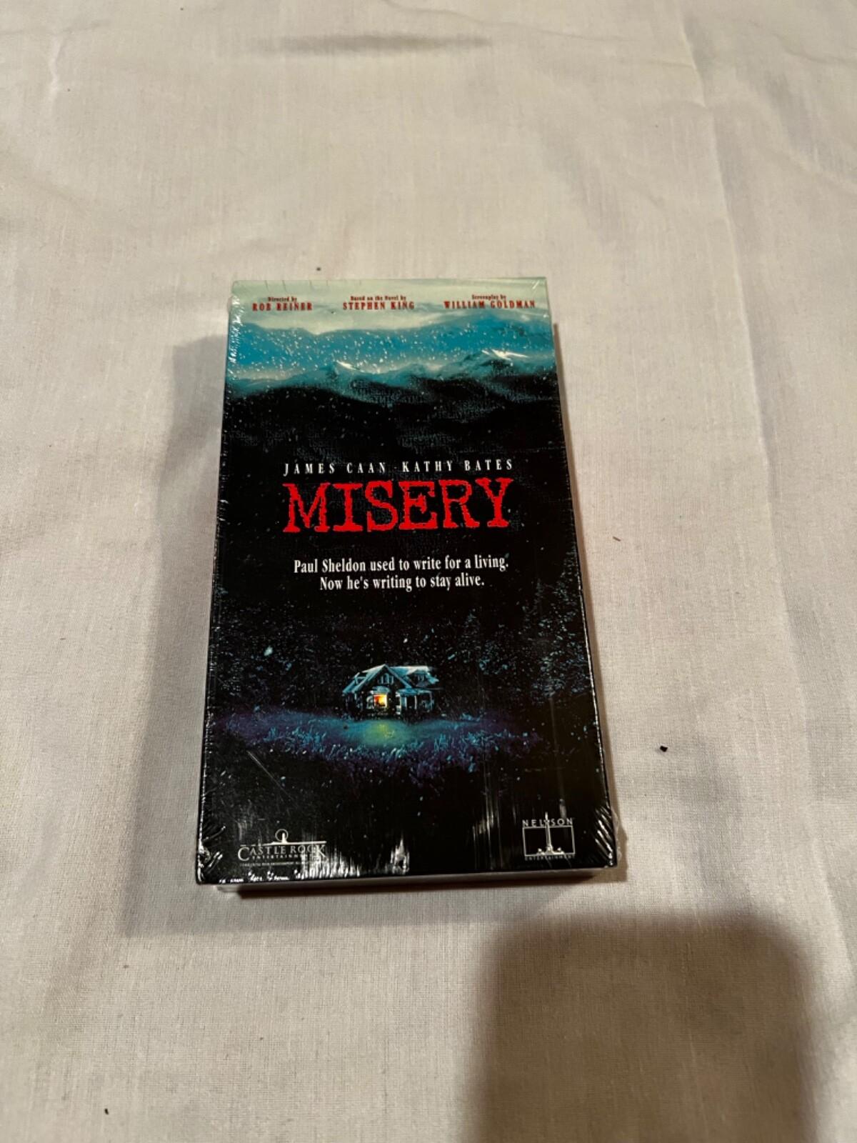 Rare Vintage 1991 Misery VHS Video Factory Sealed  Stephen King Movie