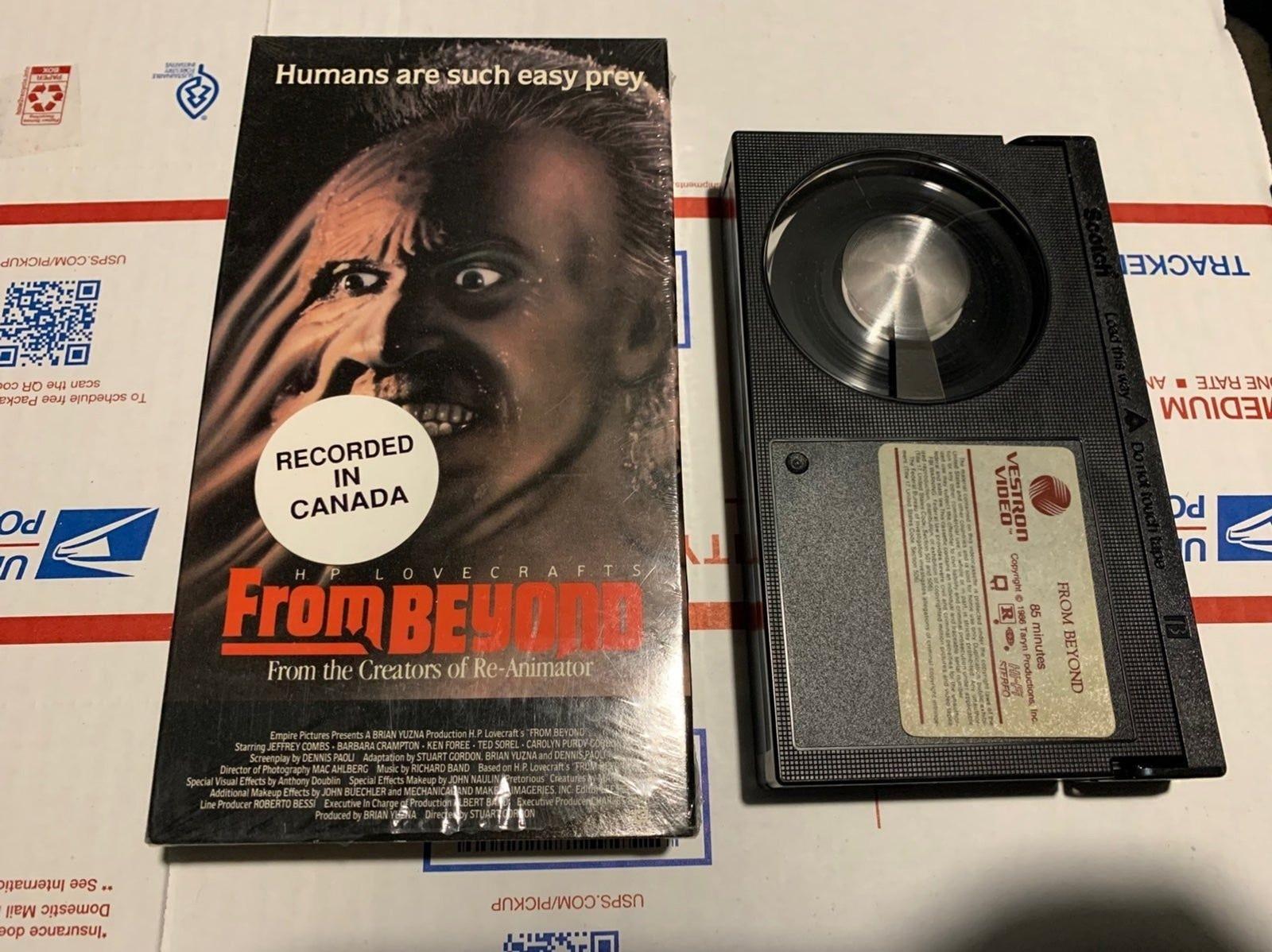From Beyond Betamax Beta NOT VHS Vestron Video 1986 Horror Rare