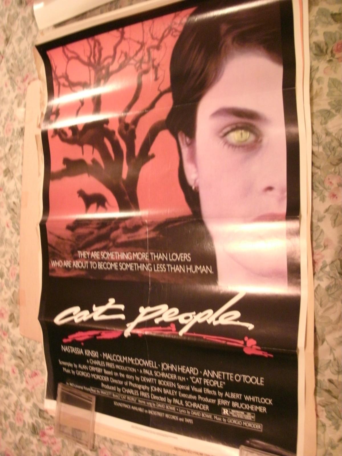 CAT PEOPLE ORIGINAL ONE SHEET MOVIE POSTER NASTASSIA KINSKI (1982) rolled