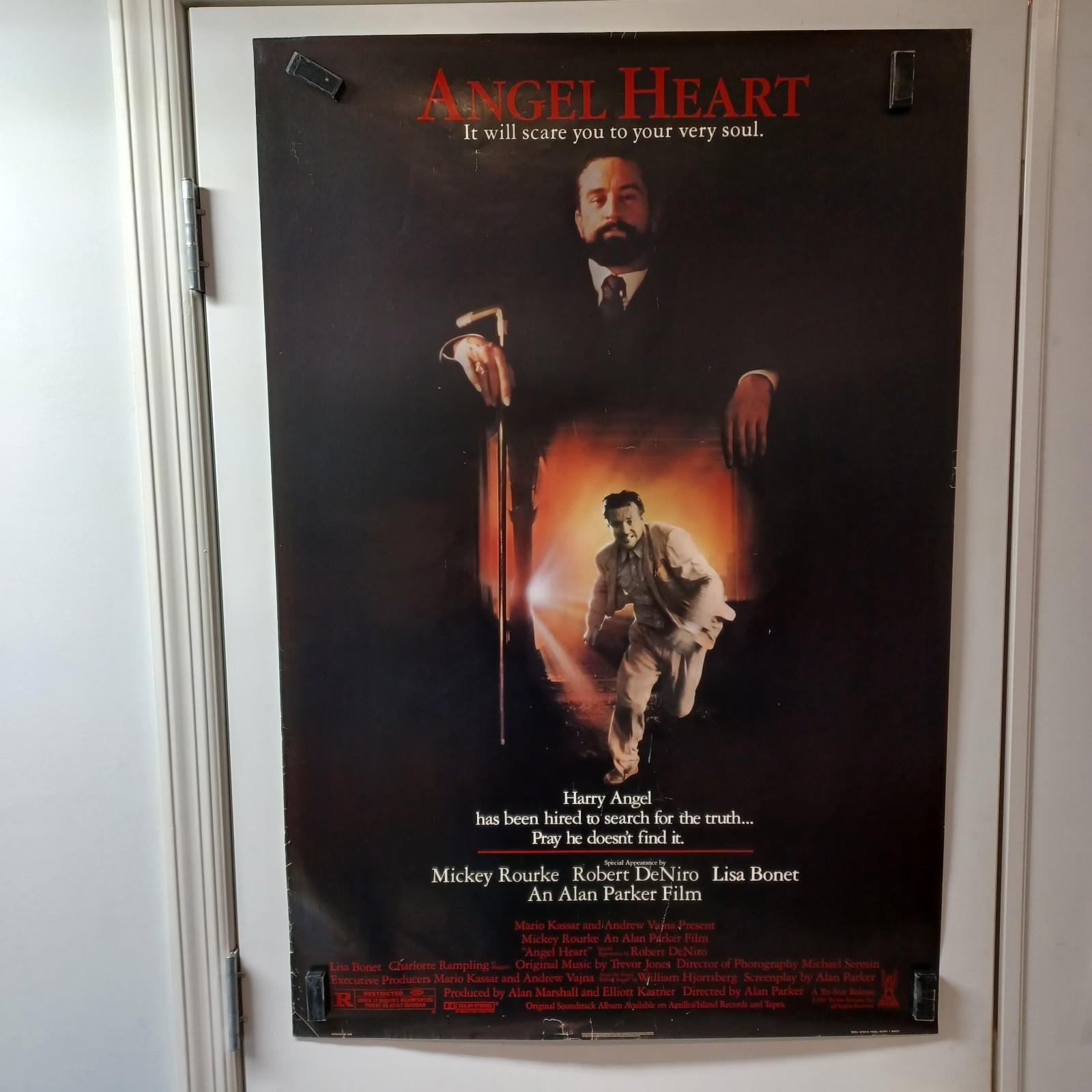 ANGEL HEART - 1987 - original 27x40 ROLLED Movie Poster - ROBERT DENIRO, L.BONET