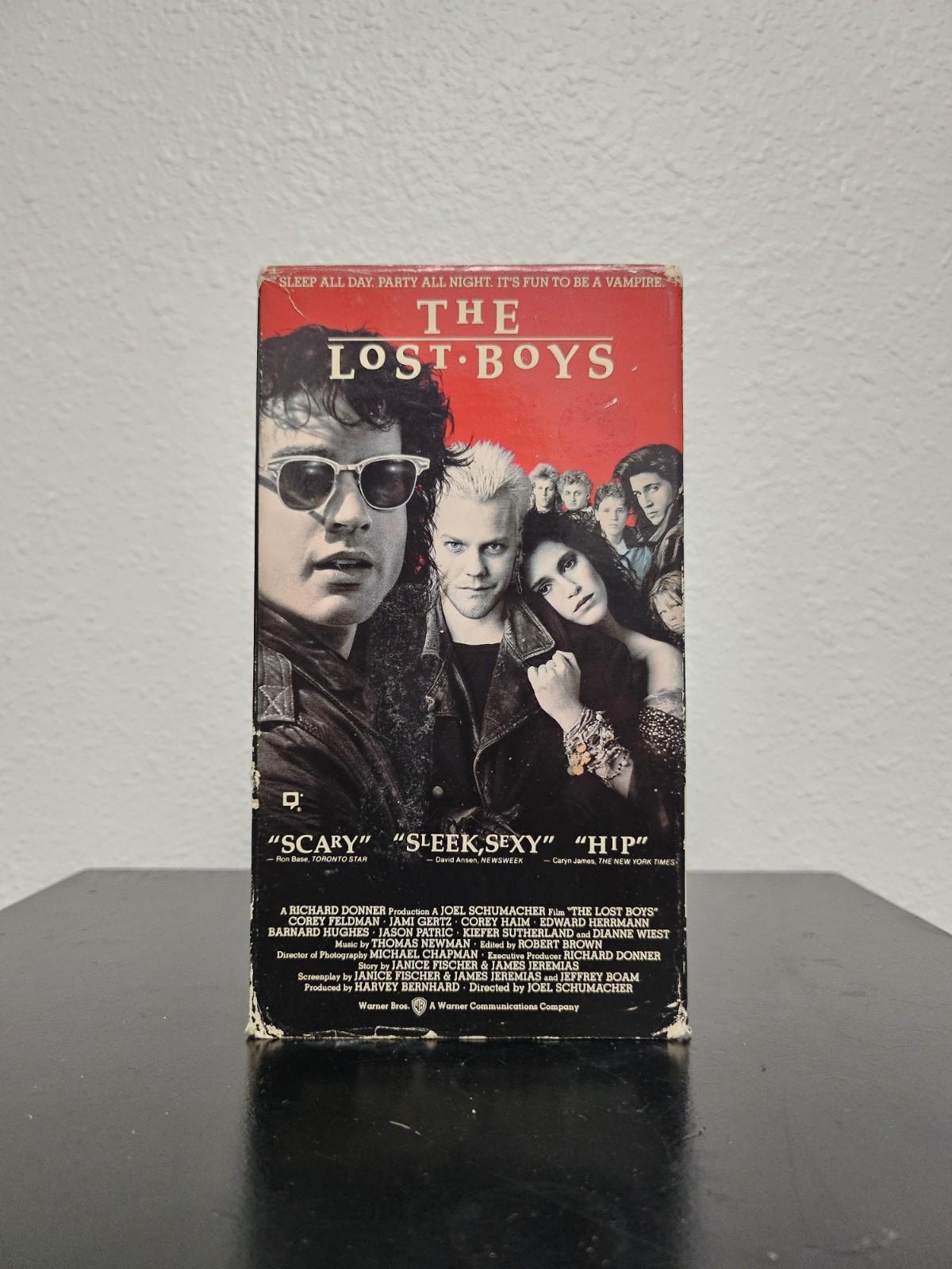 THE LOST BOYS VHS 1987 Original Release Warner Home Video Cult Classic Horror 