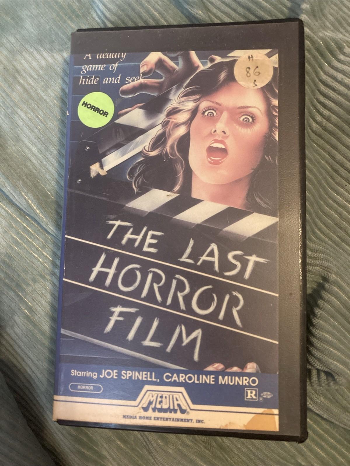 The Last Horror Film (VHS 1984) 1980s SLASHER Joe Spinell Caroline Munro Maniac