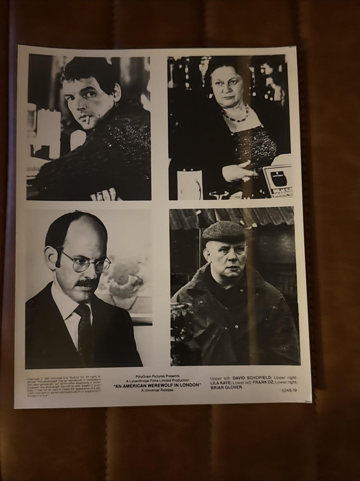 1981 Press Photo "An American Werewolf in London" Movie Cast Members - hcq17313