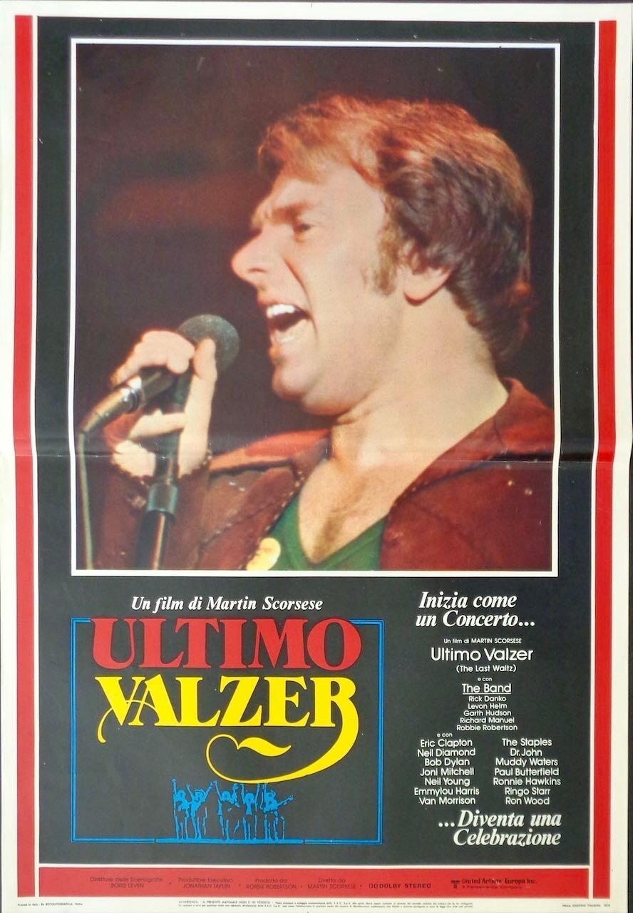 LAST WALTZ Italian fotobusta movie poster 3 VAN MORRISON MARTIN SCORCESE 1978