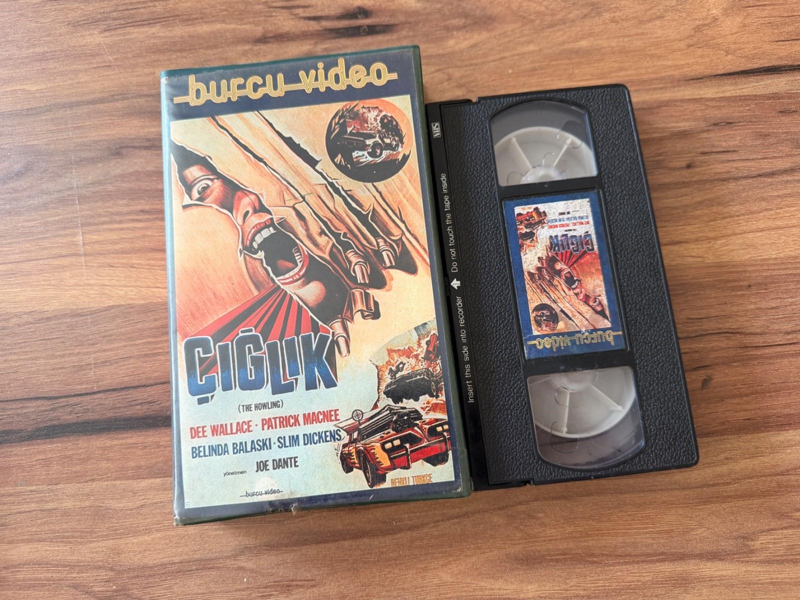 RARE Turkish VHS The Howling (1981) Çığlık Burcu Video Horror Werewolf Cult Joe