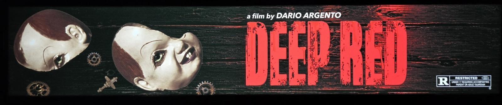 Deep Red (1975) 5x25 Movie Theater Mylar Reissue Dario Argento Profundo Rosso