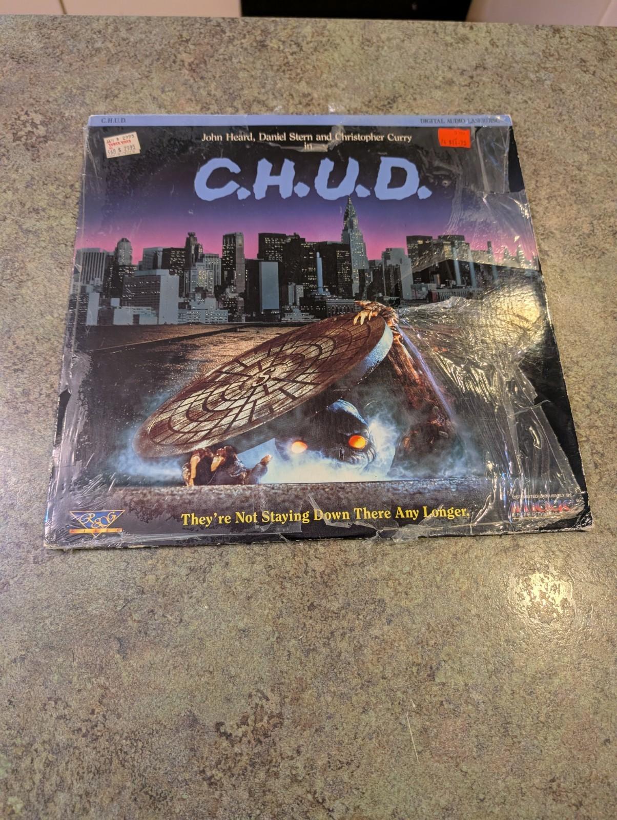 Vintage 1984 C.H.U.D. Horror Movie Laser Disc WORKS