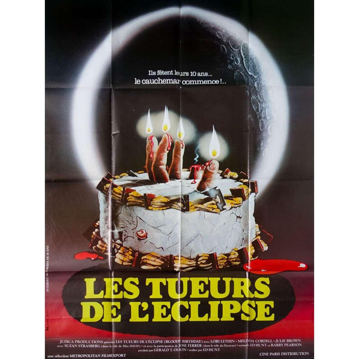 BLOODY BIRTHDAY Original Movie Poster  - 47x63 in. - 1981 - Ed Hunt, Lori Lethin