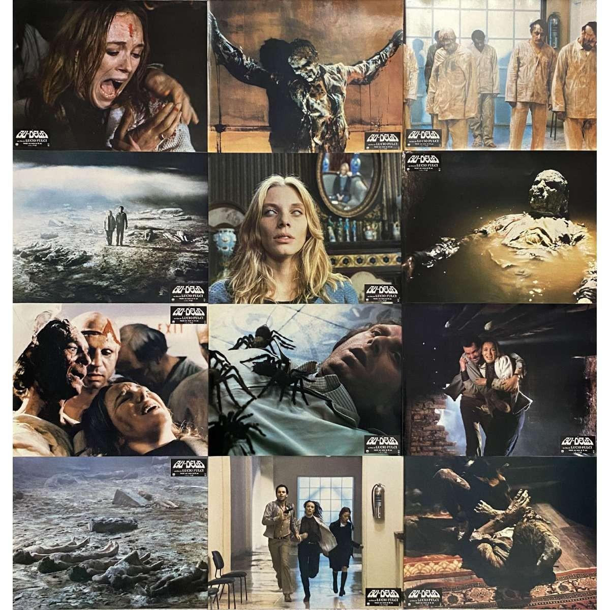 THE BEYOND Original Lobby Cards x12 - 9x12 in. - 1981 - Lucio Fulci, Catriona Ma