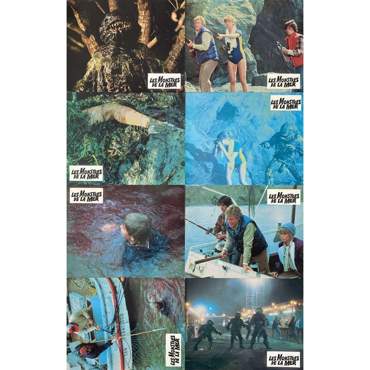 HUMANOIDS FROM THE DEEP Lobby Cards x8 - 9x12 in. - 1980 - Barbara Peeters, Doug