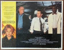 Martin Sheen George C. Scott & Gunn FIRESTARTER original 1984 Lobby Card 3185