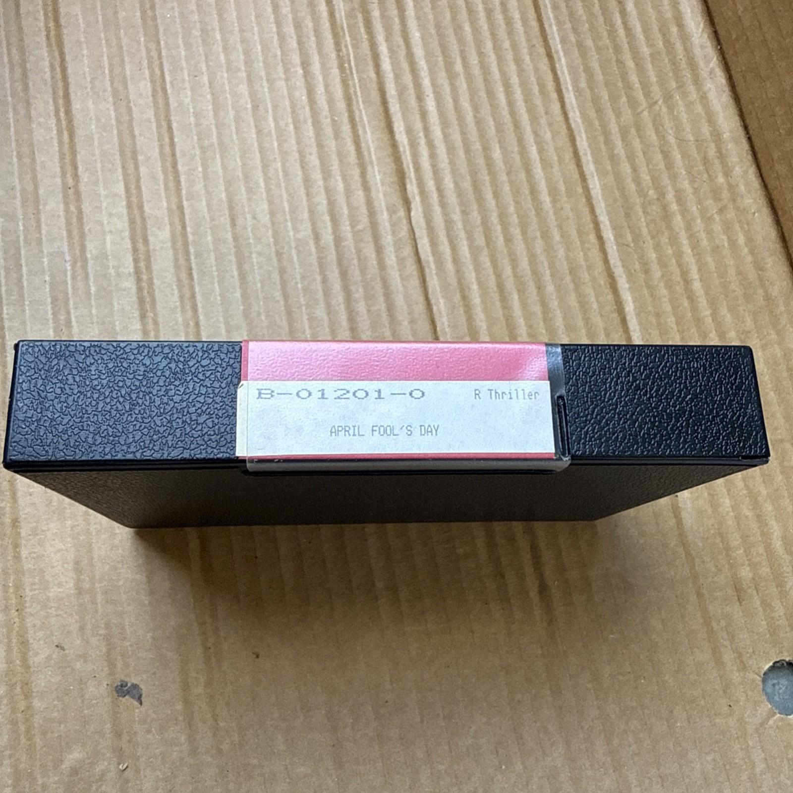 April Fool’s Day Betamax BETA 1986 Horror Slasher Movie Vintage Rare OOP