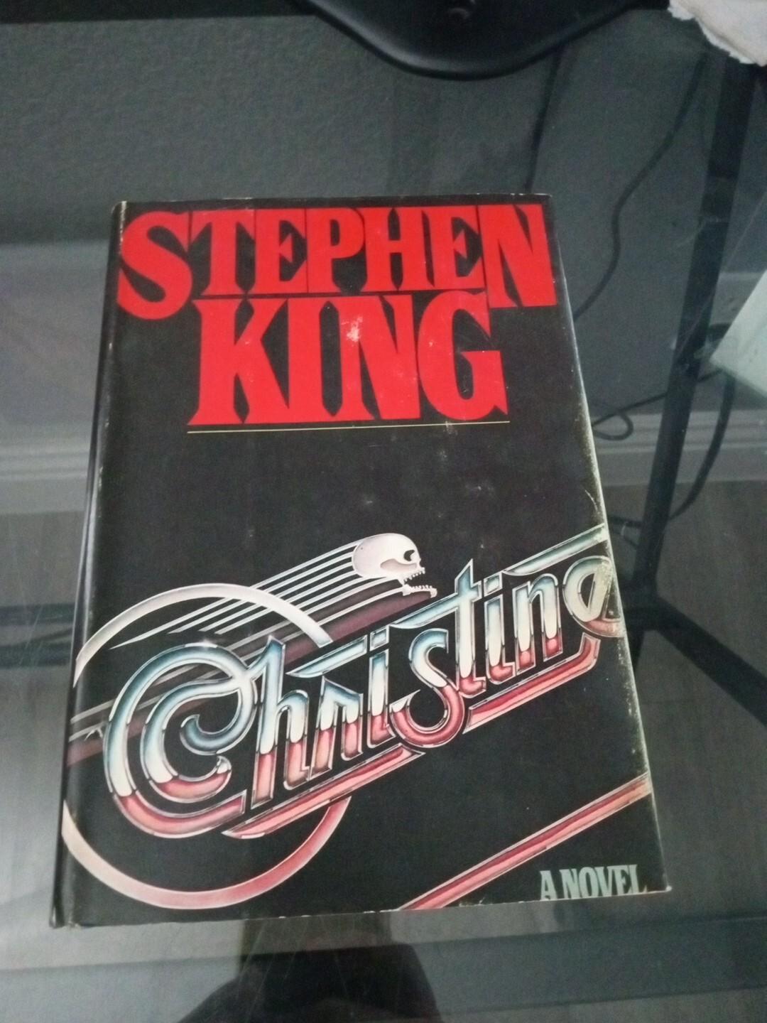 Christine by Stephen King Hardcover DJ Viking Press Book Club Edition 1983