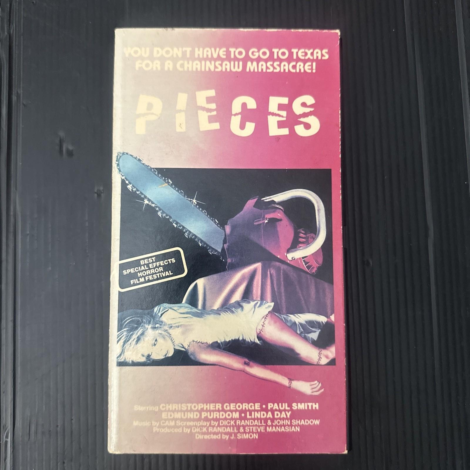 Pieces Vhs 1982 Vestron Video horror cutbox rare htf