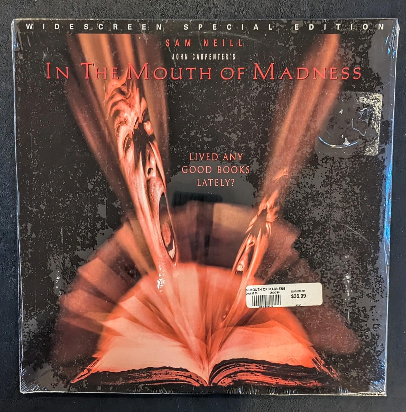 In the Mouth of Madness-, SEALED laserdisc