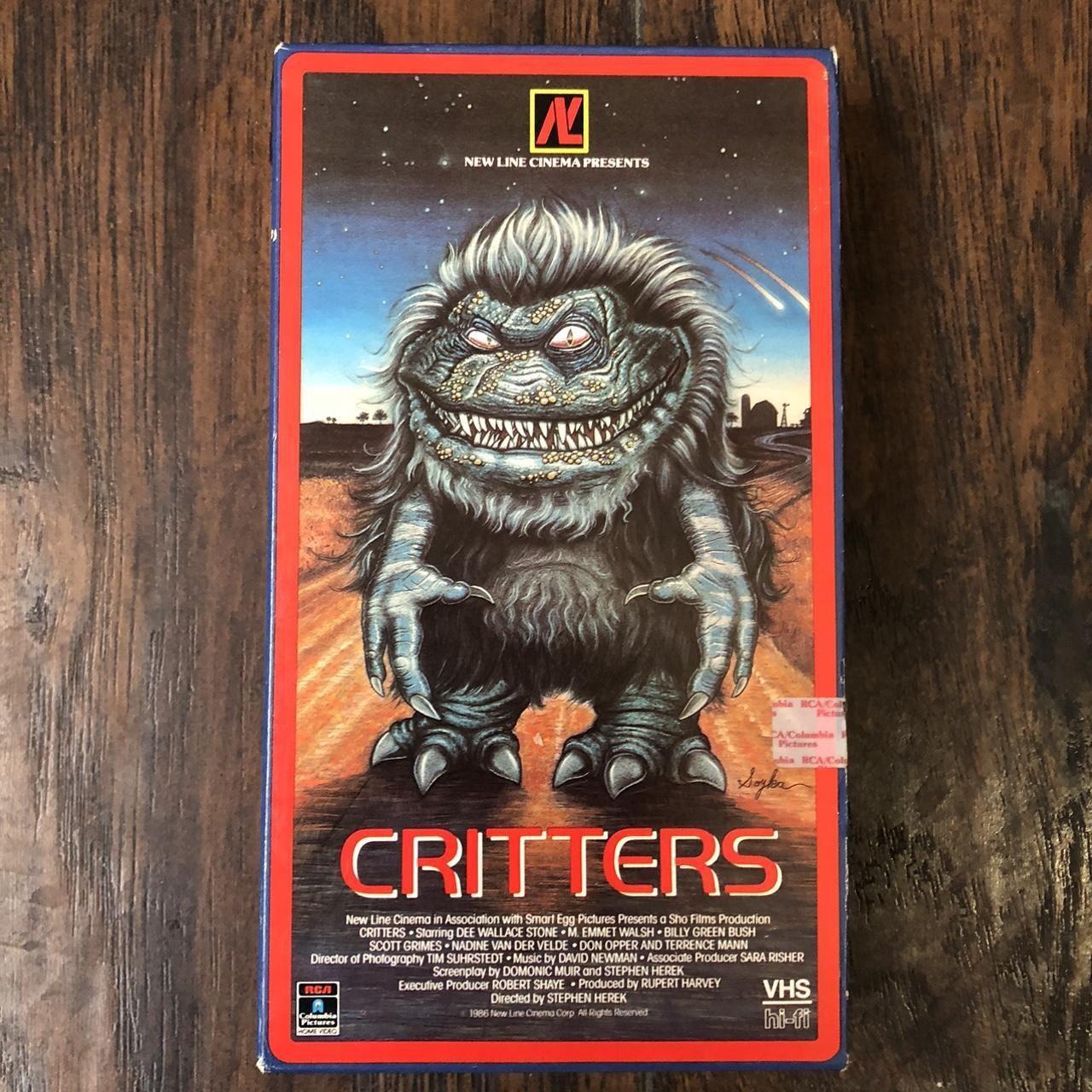 Critters 1986 Horror Movie VHS RCA Columbia Pictures Rare 80s Release 1980s VTG