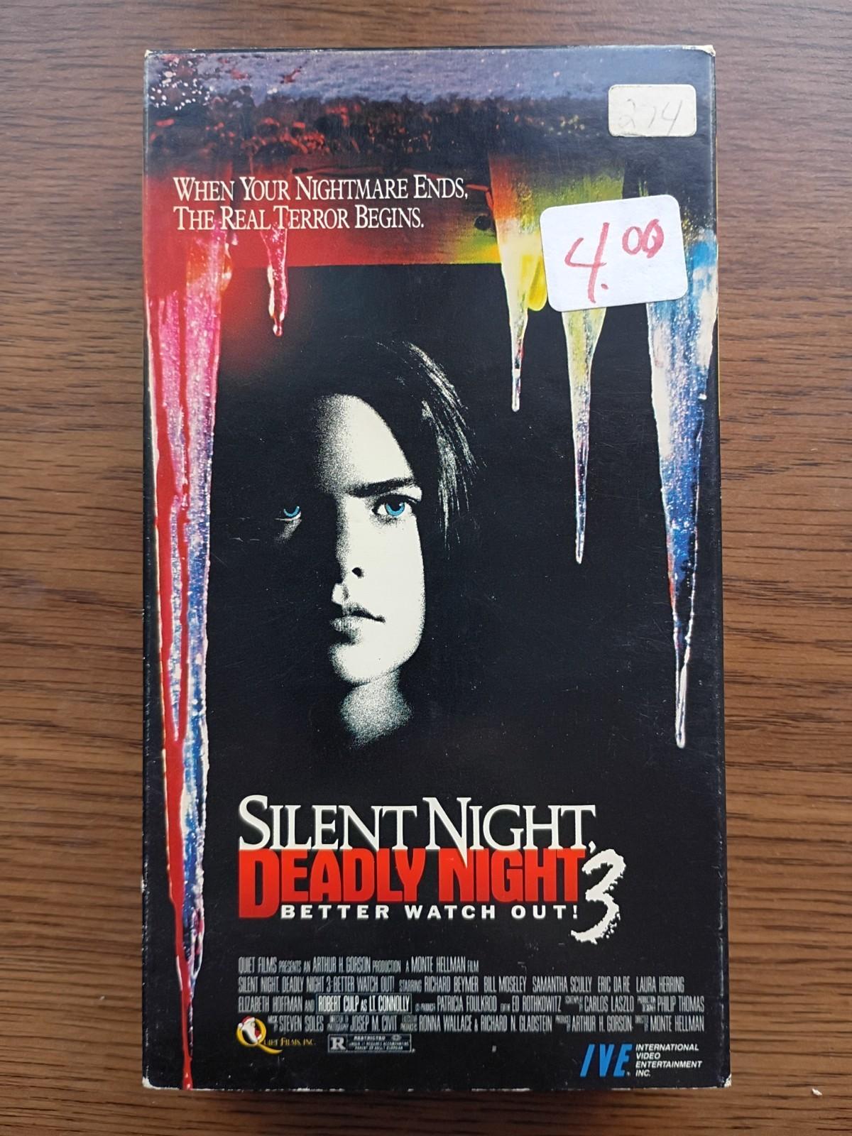 Silent Night Deadly Night 3 - Better Watch Out (1989) VHS