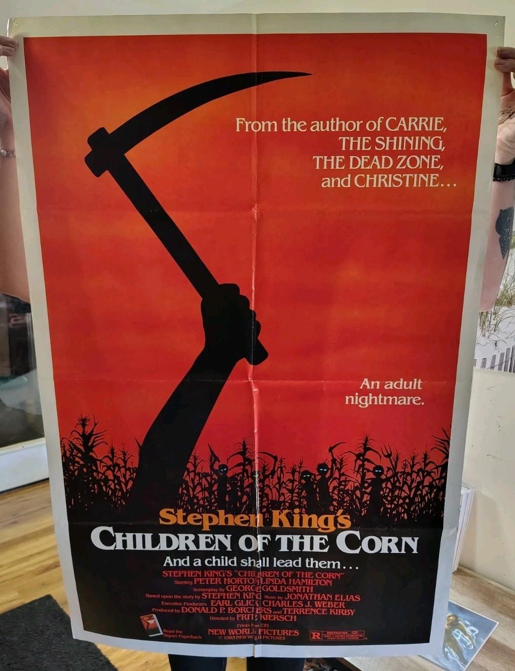 Children of the Corn Original One Sheet Movie Poster Folded