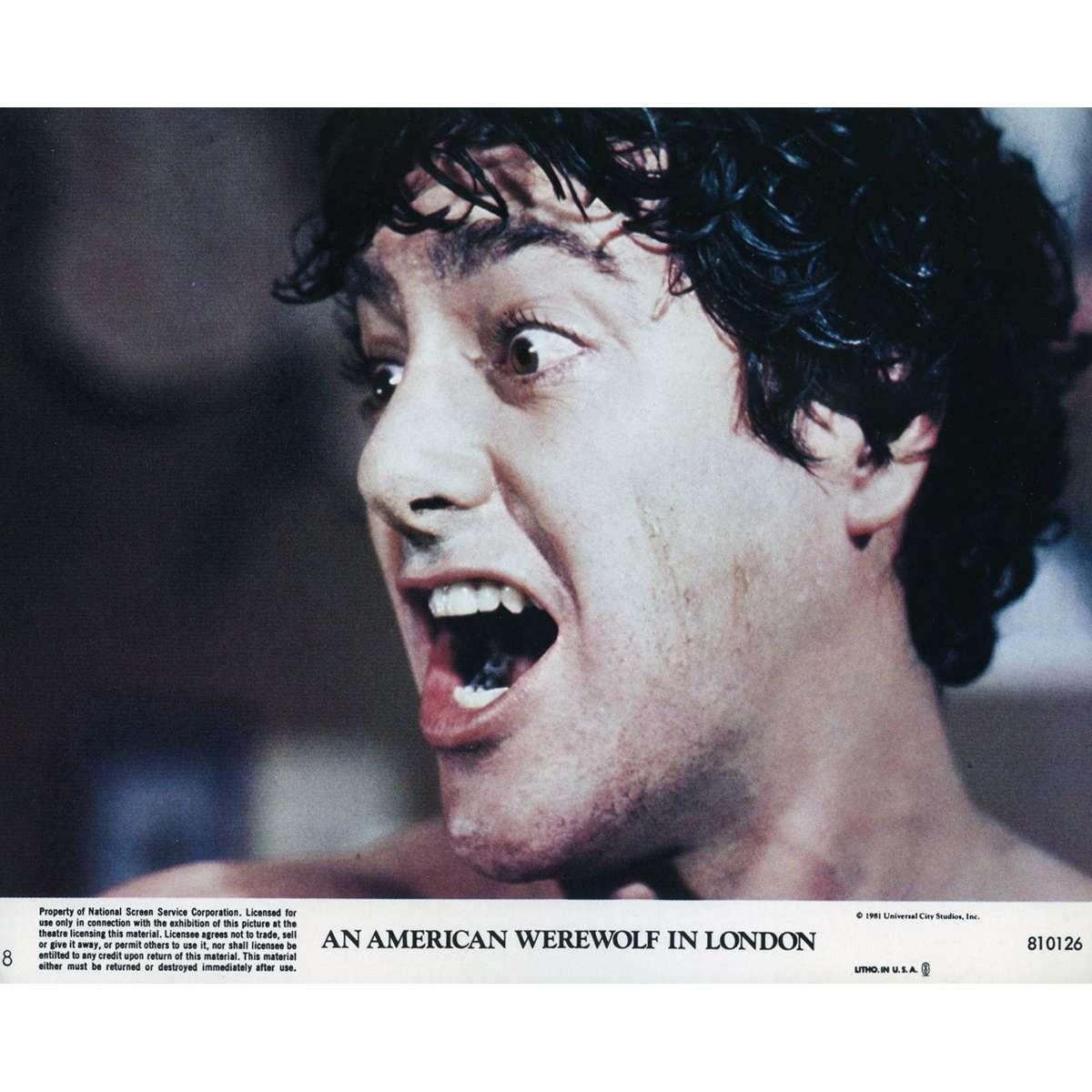 AN AMERICAN WEREWOLF IN LONDON Original Lobby Card N01 - 8x10 in. - 1981 - John