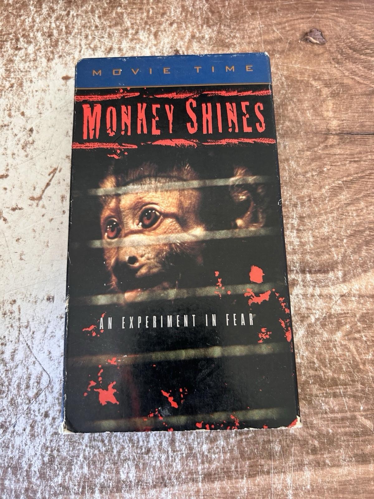 Monkey Shines VHS ( 1988) George A. Romero USED Good Condition MGM
