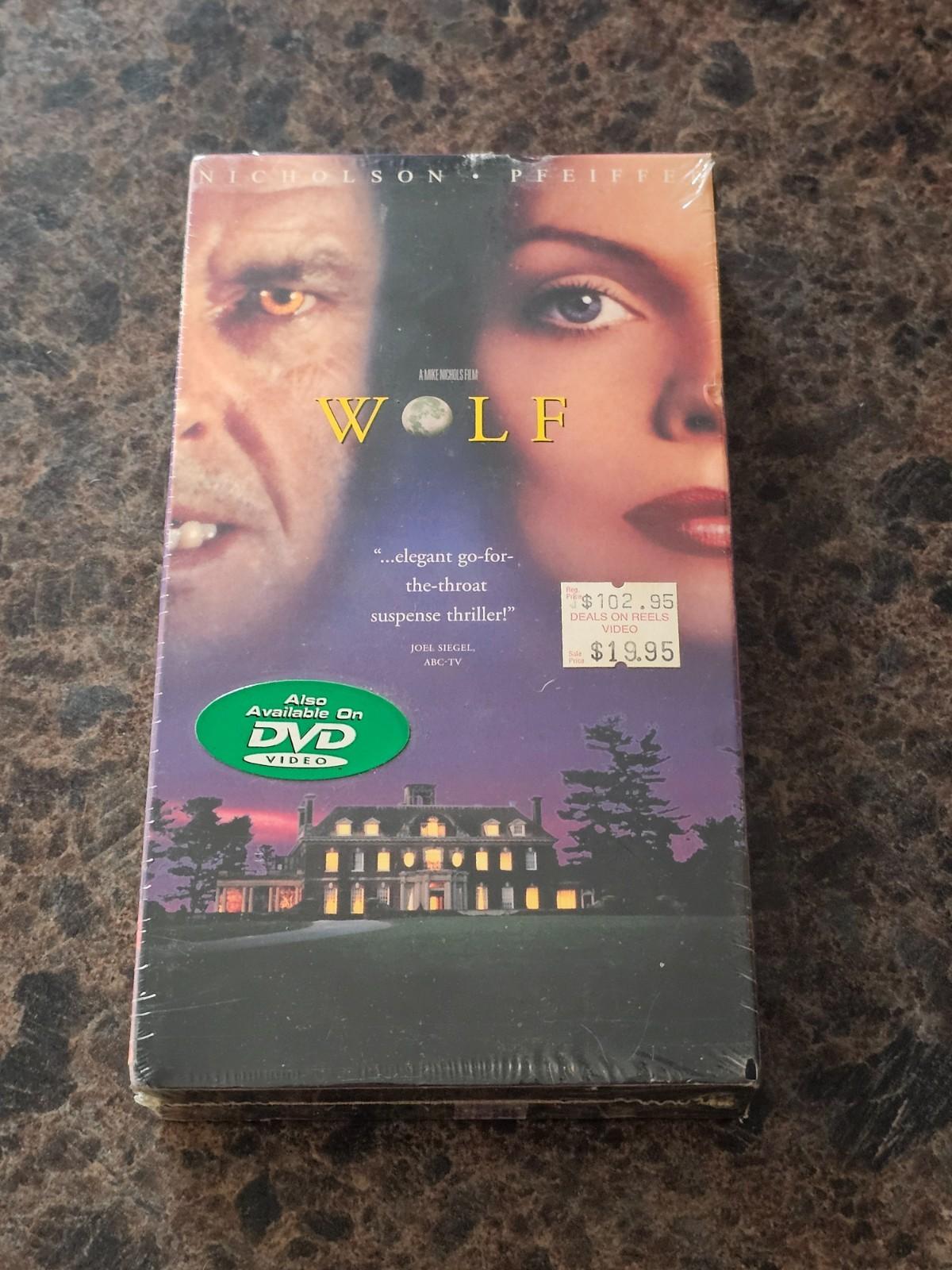 BRAND NEW Wolf (VHS; 1994) Jack Nicholson RARE Sealed OOP Watermarks