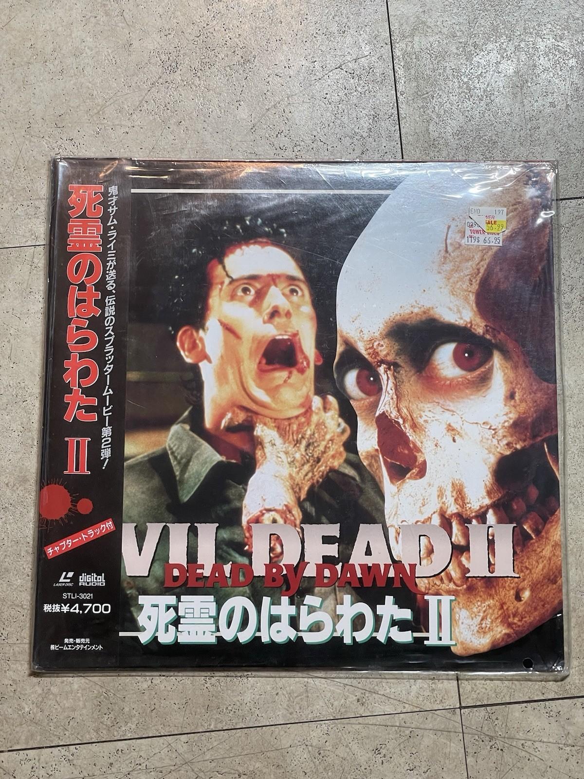 EVIL DEAD 2 Dead By Dawn Laserdisc STLI-3021 SEALED New Unopened Japan Vintage
