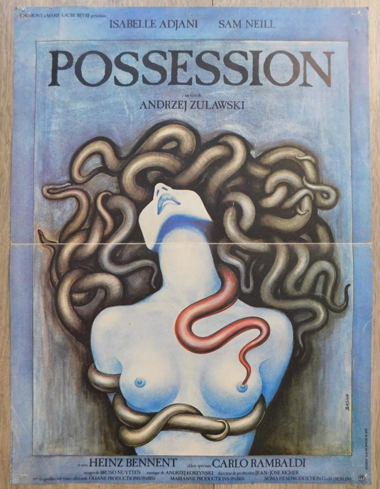 Possession French Movie Poster ORIGINAL 15/21 1981 Zulawski I Adjani BASHA