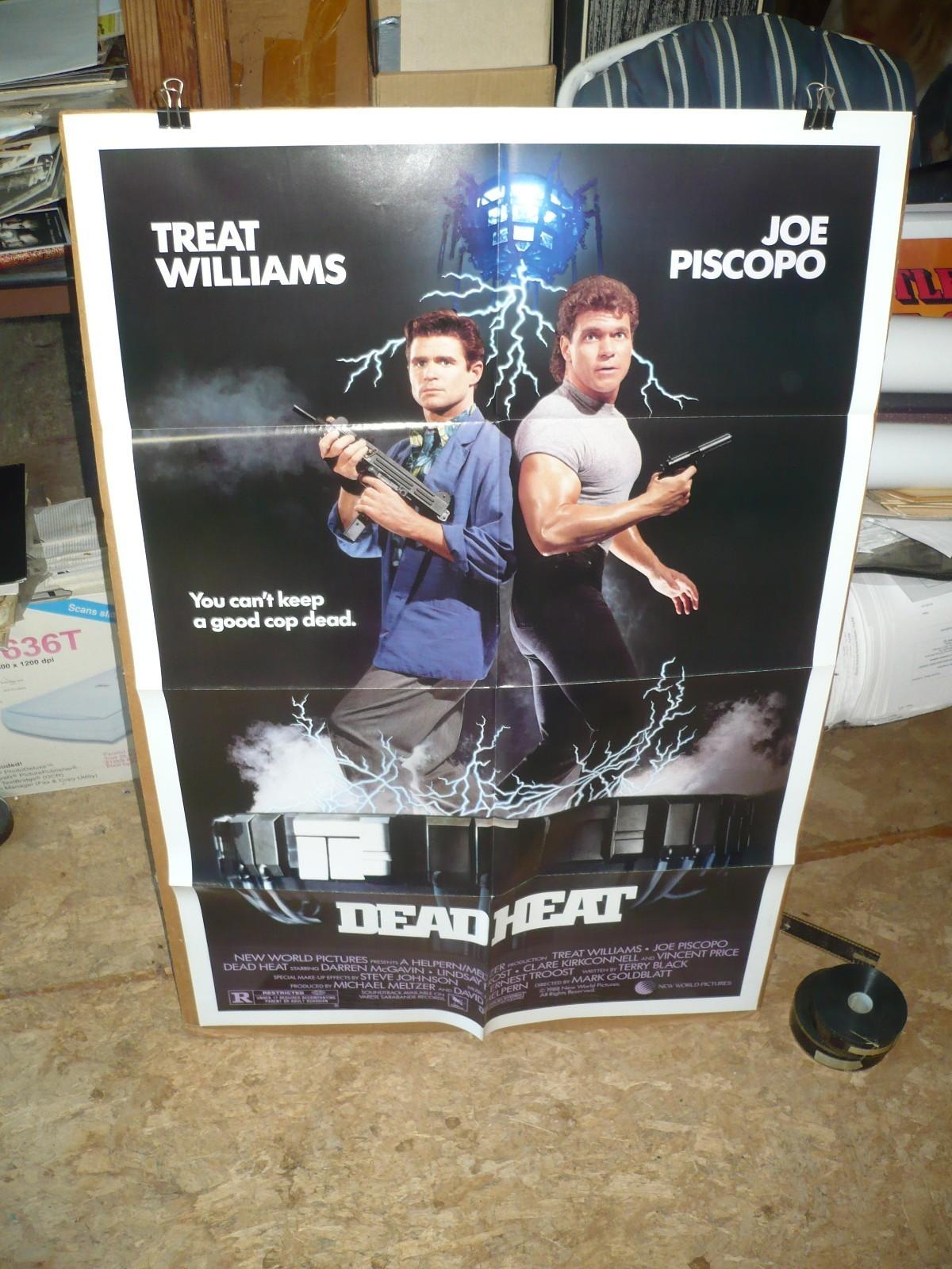 DEAD HEAT, NM orig 1-sh / movie poster [Treat Williams, Joe Piscopo] - 1988