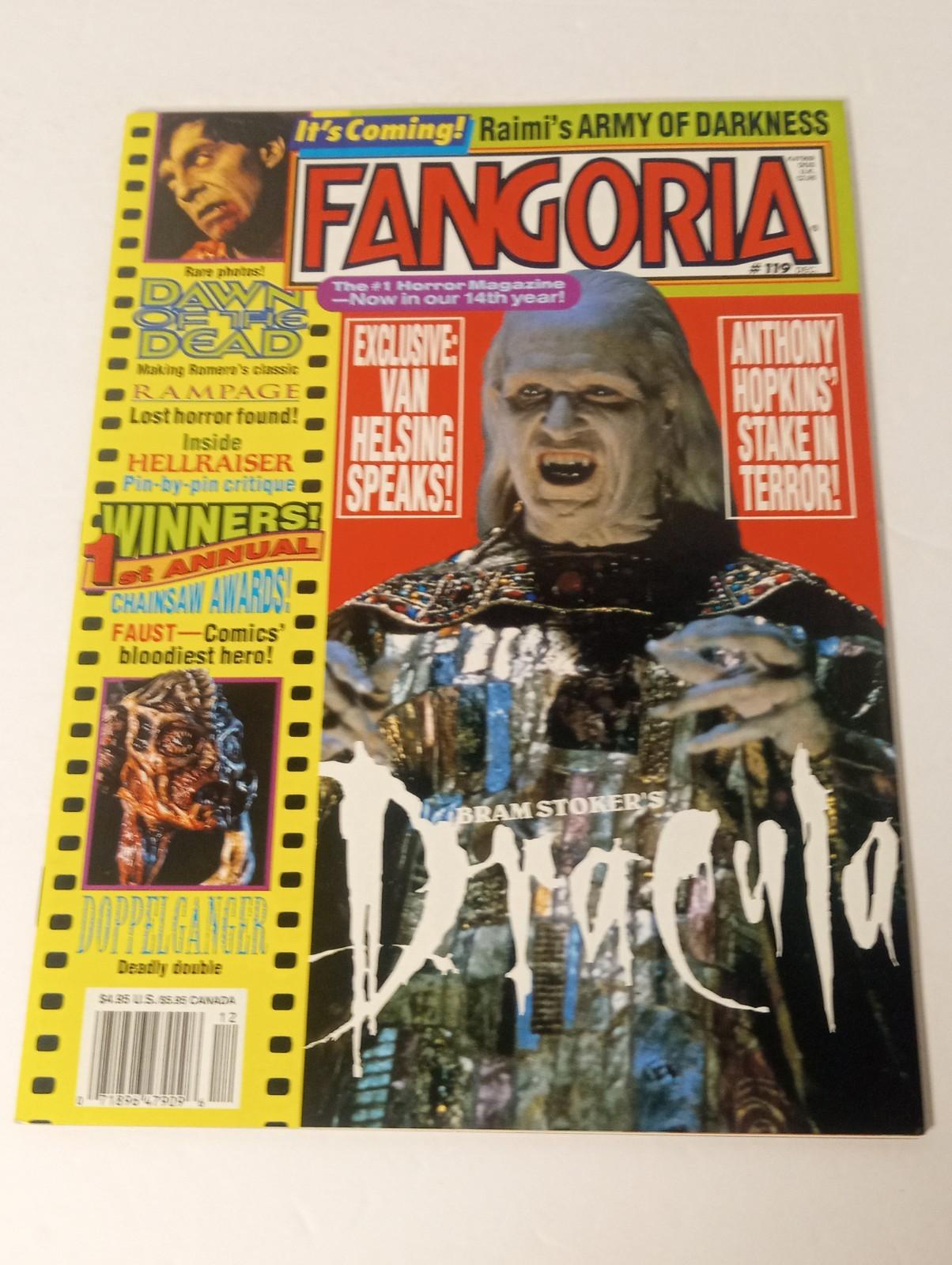 Fangoria #119 (1992) Bram Stoker's Dracula; Dawn of the Dead; Hellraiser Comic