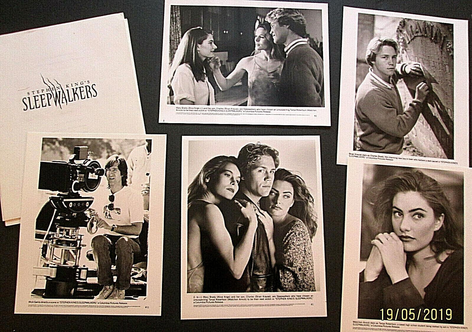 STEPHEN KING: (SLEEPWALKERS) ORIG,1992 MOVIE PRESSKIT SET:PHOTOS:SLIDES: WOW