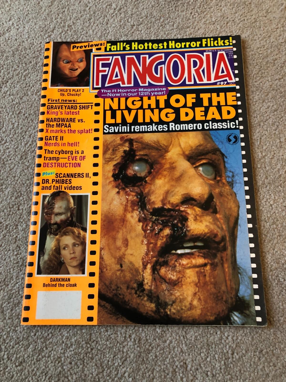 FANGORIA - #97 - NIGHT OF THE LIVING DEAD - Oct. 1990 - RARE - VGC