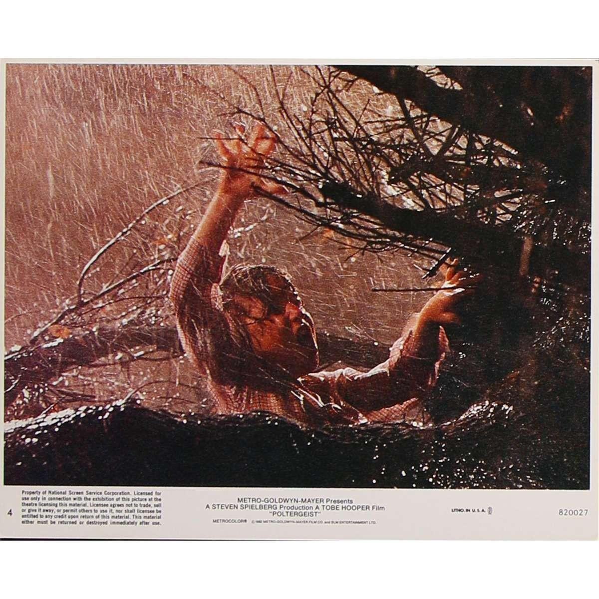 POLTERGEIST Original Lobby Card N4 - 8x10 in. - 1982 - Steven Spielberg, Heather