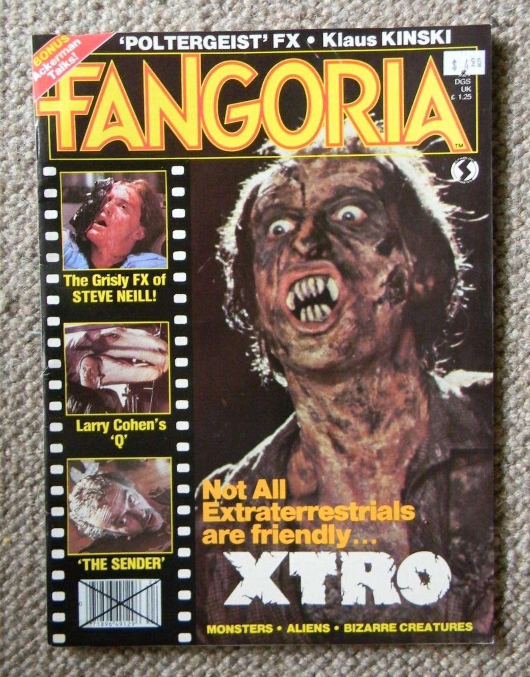 FANGORIA : ISSUE 24 : 1982 : XTRO/Q/SENDER/KLAUS KINSKI/GHOULARDI ETC  : VG