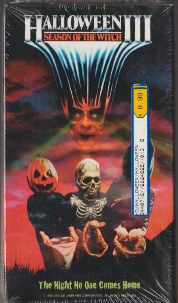 HALLOWEEN III 3 Season of the Witch VHS NEW STILL SEALED!!  RARE HORROR