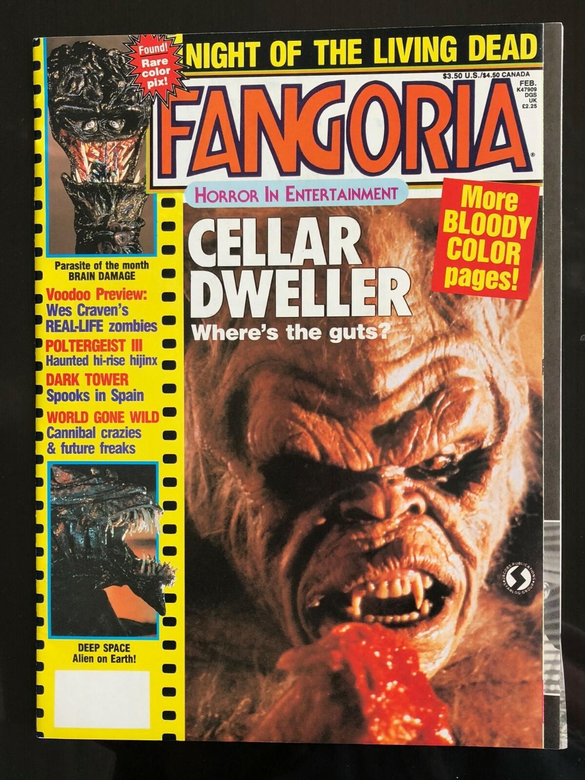 FANGORIA MAGAZINE 71 1988 CELLAR DWELLER NIGHT OF LIVING DEAD VINTAGE UNREAD MT