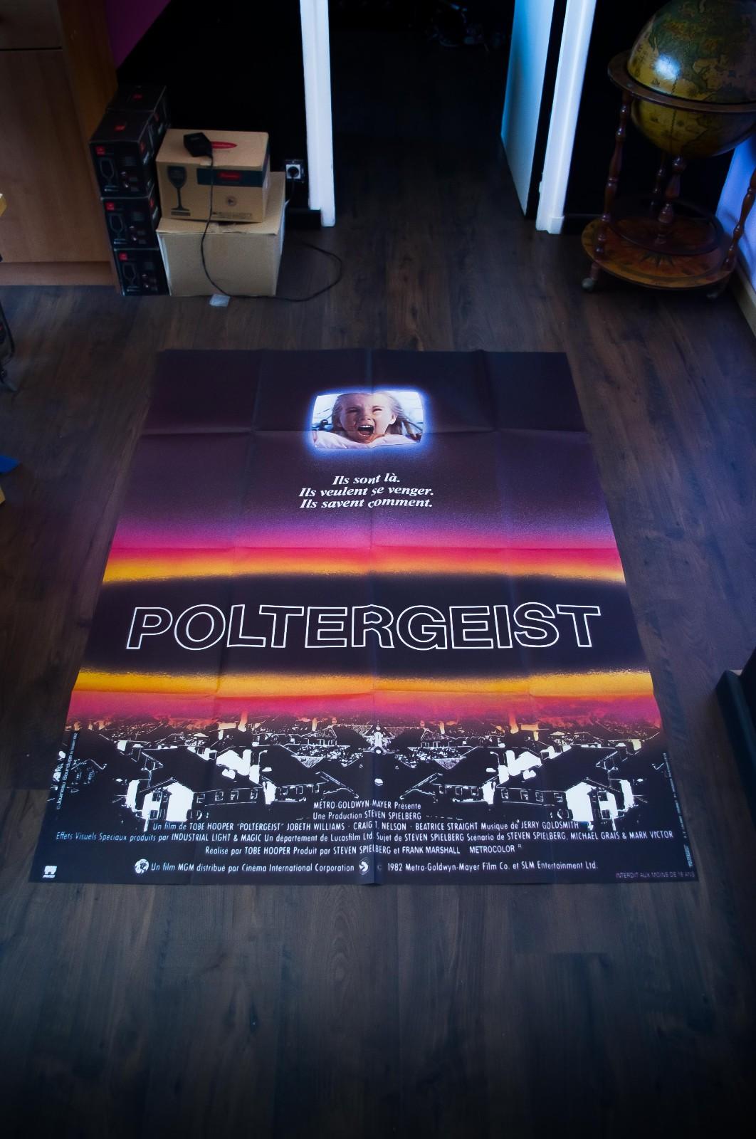 POLTERGEIST Tobe Hooper French Grande Vintage Movie Poster Original 1982