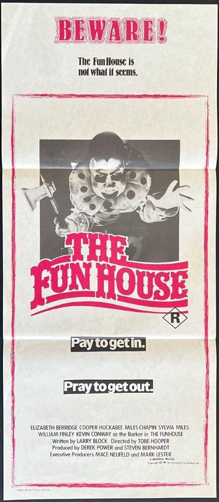 The Funhouse Movie Poster Original Daybill 1981 Tobe Hooper Horror