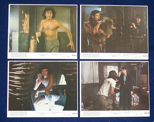 THE FLY ORIGINAL MINT LOBBY CARD SET OF 8 1986 JEFF GOLDBLUM