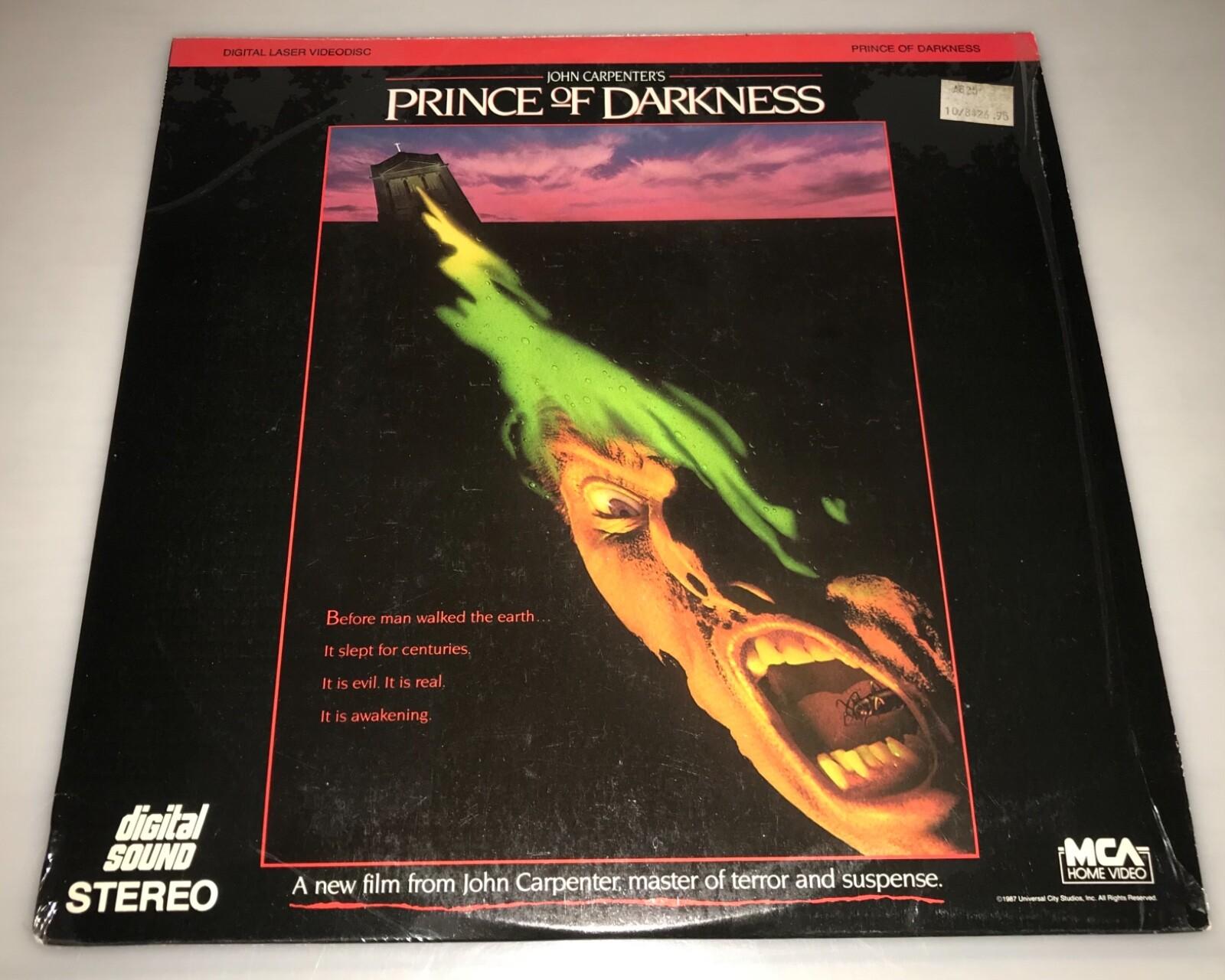 Prince Of Darkness Laserdisc HORROR LD in shrink 1987 Directed by John Carpenter