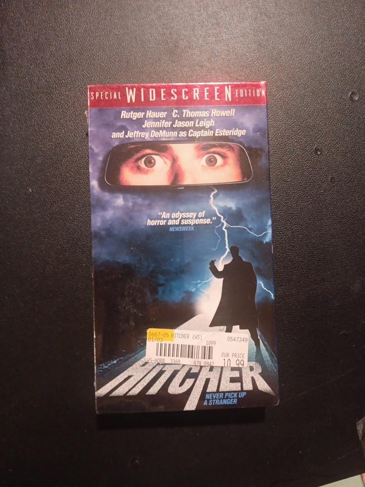 The Hitcher VHS 1986 Slasher Horror Thriller HBO Brand New Factory Sealed Rare!