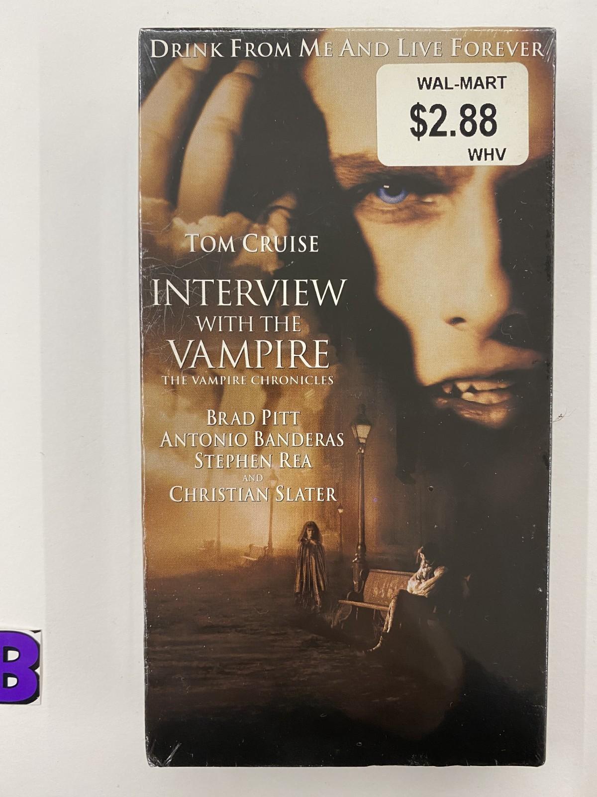INTERVIEW WITH VAMPIRE FACTORY SEALED VHS W/ WATERMARK RARE OOP NIB CRUISE PITT