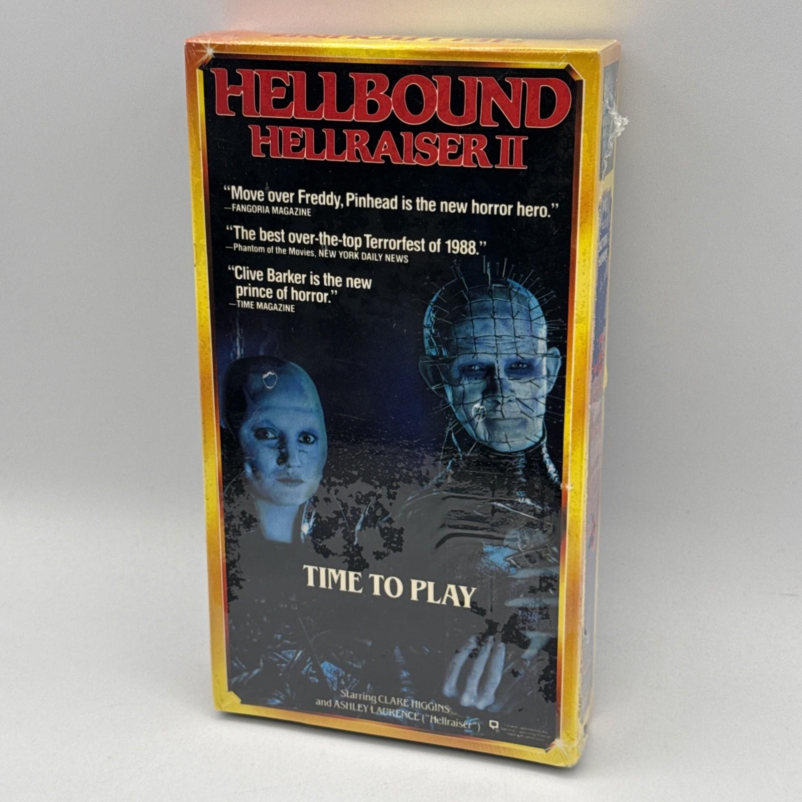 Hellbound Hellraiser 2 VHS 1990 R&G Video Starker Clive Barker Horror SEALED NOS