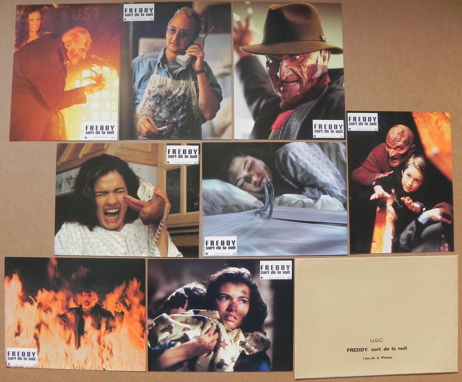 Wes Craven's New Nightmare 1994 8 French Lobby Card Set Heather Langenkamp