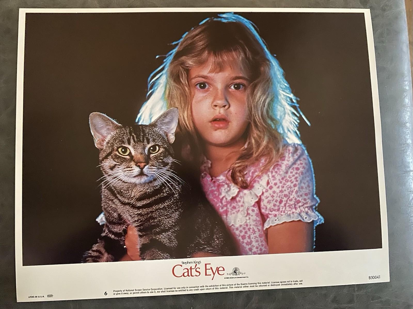 Stephen King’s CAT’S EYE 1985 Original Vintage Lobby Card w/Drew Barrymore